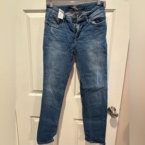 Tommy Bahama Blue Slim Boyfriend Jeans